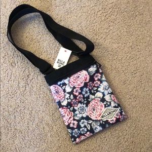 Floral cross body purse